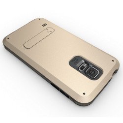 Samsung Galaxy S5 Strong Armor Hybrid with Stand (Champagne Gold)
